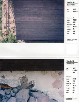 Photo Data File 1: Site Condition Photograph Sheets of "Eleanor's Retreat", Images Rx 5.1 - Rx 5.2
