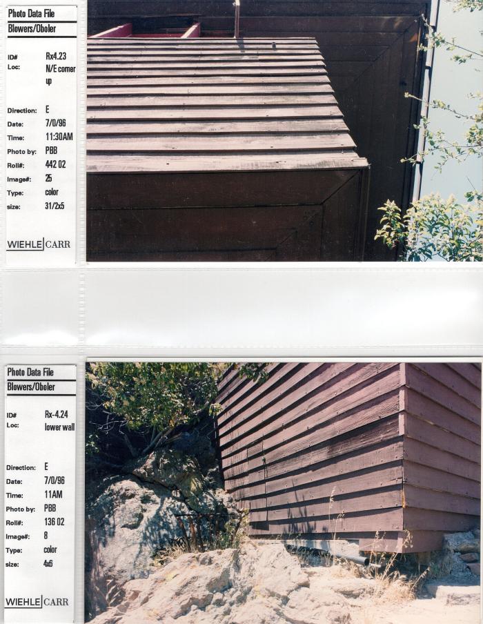 Photo Data File 1: Site Condition Photograph Sheets of "Eleanor's Retreat", Images Rx 4.23 - Rx 4.24