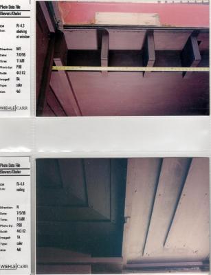 Photo Data File 1: Interior Condition Photograph Sheets of "Eleanor's Retreat", Images Ri 4.3 - Ri 4.4