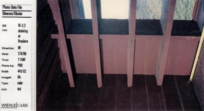 Photo Data File 1: Interior Condition Photograph Sheets of "Eleanor's Retreat", Image Ri 3.2