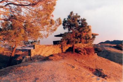 Exterior Perspective View, Retreat for Eleanor Oboler ("Eleanor's Retreat")
