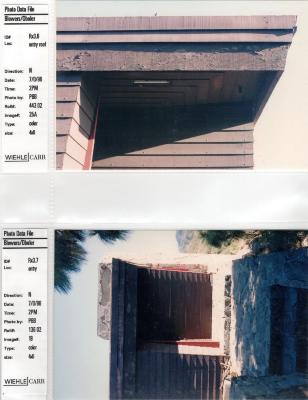Photo Data File 1: Site Condition Photograph Sheets of "Eleanor's Retreat", Images Rx 3.6 - Rx 3.7