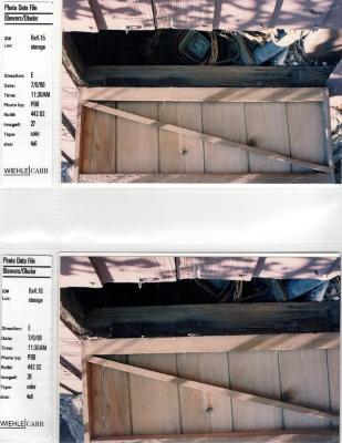Photo Data File 1: Site Condition Photograph Sheets of "Eleanor's Retreat", Images Rx 4.15 - Rx 4.16
