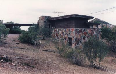 Masterplan of Arch Oboler Estate for Dorothy Blowers, Photo Data File 2: Exterior View of Gate Lodge Gx 4.7