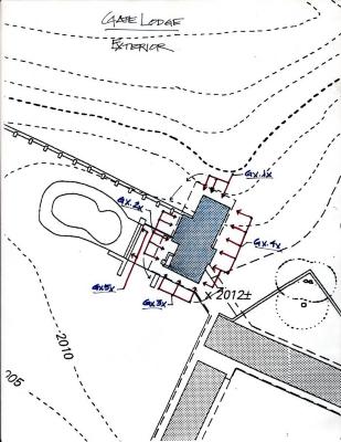 Masterplan of Arch Oboler Estate for Dorothy Blowers, Photo Data File 2: Site Plan With Photograph Locations