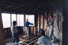 View Looking Toward Window With Group of People, Retreat for Eleanor Oboler ("Eleanor's Retreat")