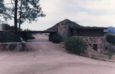 Masterplan of Arch Oboler Estate for Dorothy Blowers, Photo Data File 2: Exterior View of Gate Lodge Gx 4.1