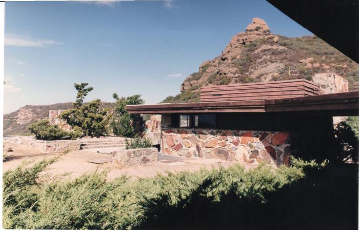 Masterplan of Arch Oboler Estate for Dorothy Blowers, Photo Data File 2: Exterior View of Gate Lodge Gx 3.3
