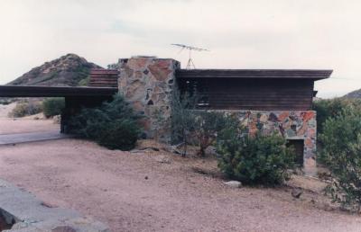 Masterplan of Arch Oboler Estate for Dorothy Blowers, Photo Data File 2: Exterior View of Gate Lodge Gx 4.2
