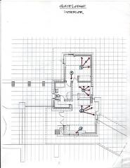 Masterplan of Arch Oboler Estate for Dorothy Blowers, Photo Data File 2: Interior Floor Plan With Photograph Locations