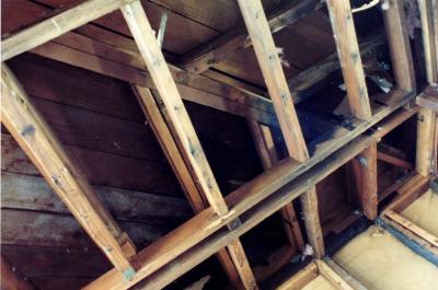 View Showing Ceiling Frame, Retreat for Eleanor Oboler ("Eleanor's Retreat")
