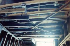 View Showing Ceiling Frame and Rafters, Retreat for Eleanor Oboler ("Eleanor's Retreat")