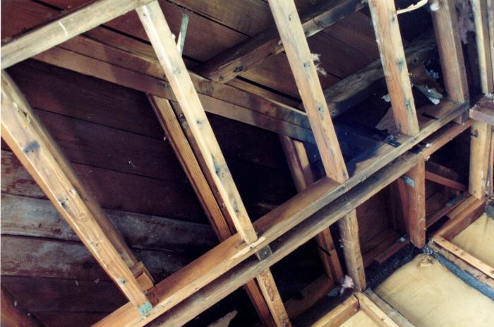 View Showing Ceiling Frame, Retreat for Eleanor Oboler ("Eleanor's Retreat")