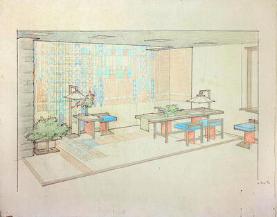 Interior Perspective View, Untitled Project