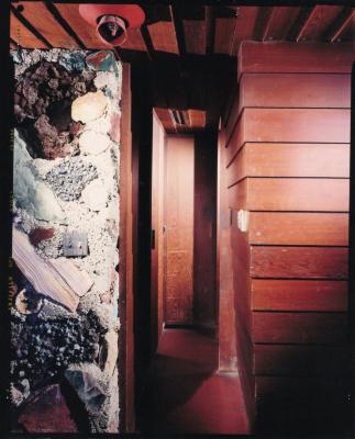 Masterplan of Arch Oboler Estate for Dorothy Blowers, Photo Data File 2: Interior View of Gate Lodge (view #3035-5)