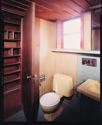 Masterplan of Arch Oboler Estate for Dorothy Blowers, Photo Data File 2: Interior View of Gate Lodge (view #3035-45)