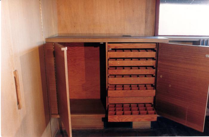Masterplan of Arch Oboler Estate for Dorothy Blowers, Photo Data File 2: Interior View of Gate Lodge Children's Wing Ci 1.3