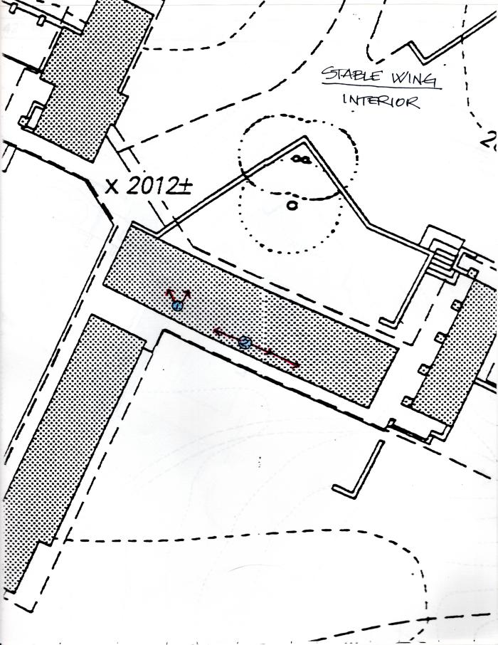 Masterplan of Arch Oboler Estate for Dorothy Blowers, Photo Data File 2: Site Plan of Gate Lodge Stable Wing With Interior Photograph Locations