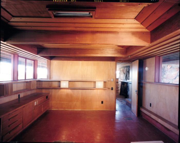 Masterplan of Arch Oboler Estate for Dorothy Blowers, Photo Data File 2: Interior View of Gate Lodge Children's Wing Ci 2.11