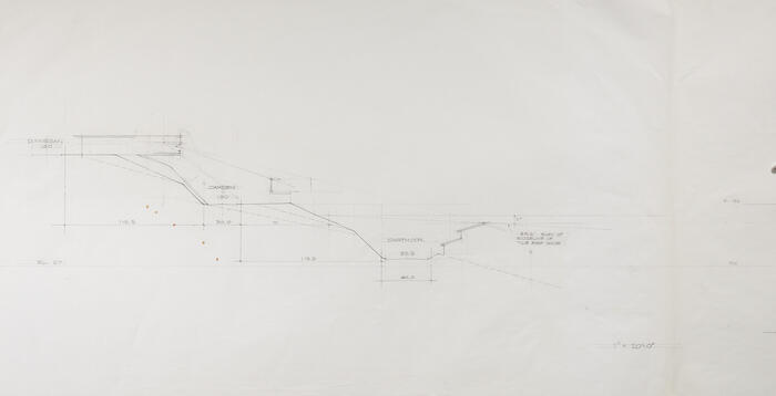 Topographical Section, House for Kenn and Lydia Himes, scheme 1, project (1979)