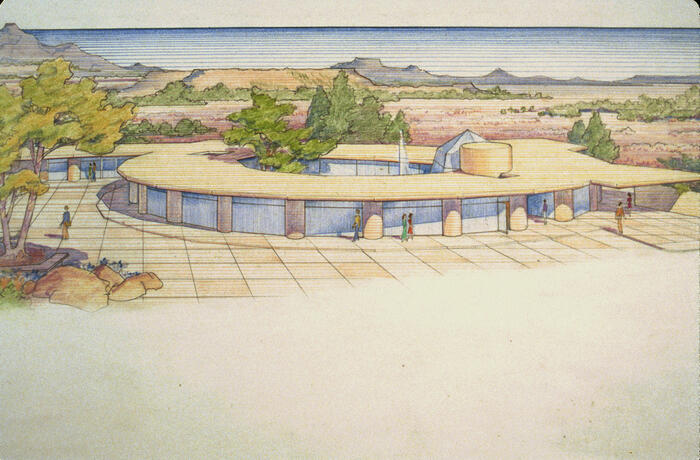 Perspective View, House for Great Western Cities, Inc. (1977)