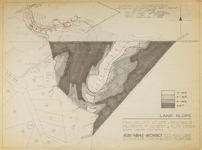 Survey and Topography, Residential Site Feasibility Study for Robert and Ruth Green