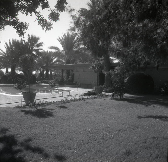 Perspective View With Pool, Studio for Mrs. Henry R. Luce at Arizona Biltmore Estates