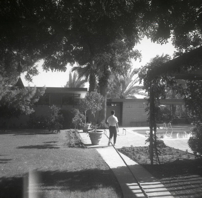 View With Pool, Studio for Mrs. Henry R. Luce at Arizona Biltmore Estates