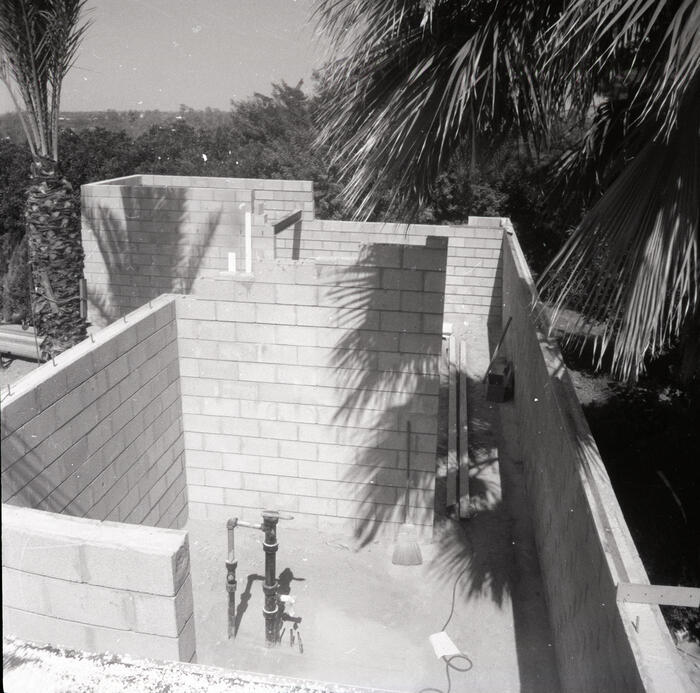 Construction View, Studio for Mrs. Henry R. Luce at Arizona Biltmore Estates