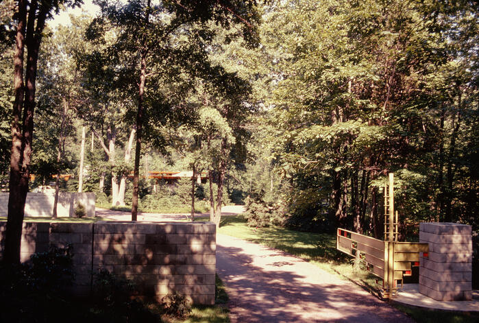 View of Gate and Driveway, Addition for H. R. Shepherd to the John L. Rayward House