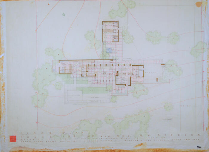 General Plan, House for M. H. Berkson