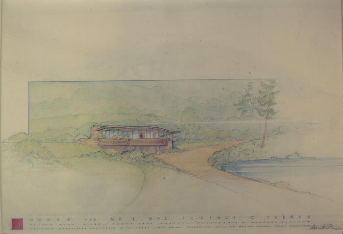 Perspective View, House for Terence Terman