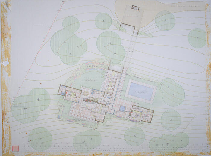 Floor Plan, House for Eugene Van Talenen