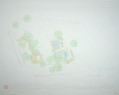 Plot Plan, House for Eugene Van Talenen