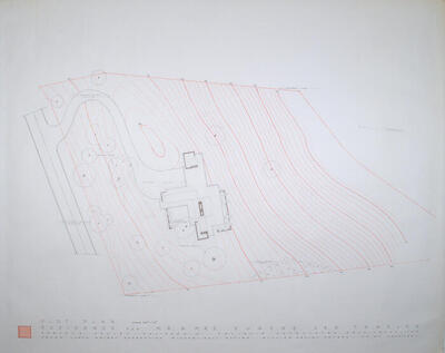Plot Plan, House for Eugene Van Talenen