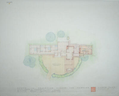 Floor Plan, House for Eugene Van Talenen