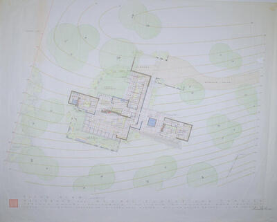 Floor Plan, House for Eugene Van Talenen