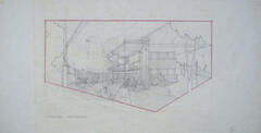 Interior Perspective View, Desert Garden House for Dr. Joseph Rorke