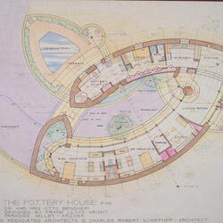 Drawing: Floor Plan, House for Rodney Bendheim