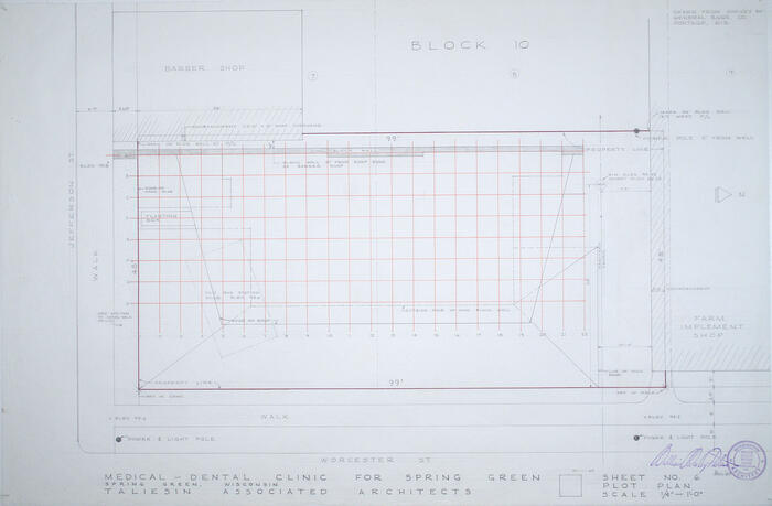 Plot Plan (Sheet 6), Spring Green Medical Clinic